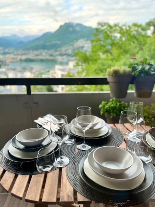 Panorama Suite In Lugano - Pazzallo Paradiso Kültér fotó