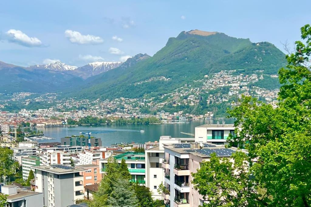 Panorama Suite In Lugano - Pazzallo Paradiso Kültér fotó